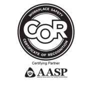 COR workplace safety certificate logo.