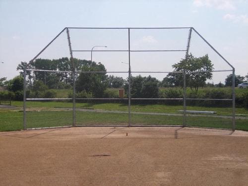 Backstops - Built Rite Fence Inc. - Steel Backstop Frame